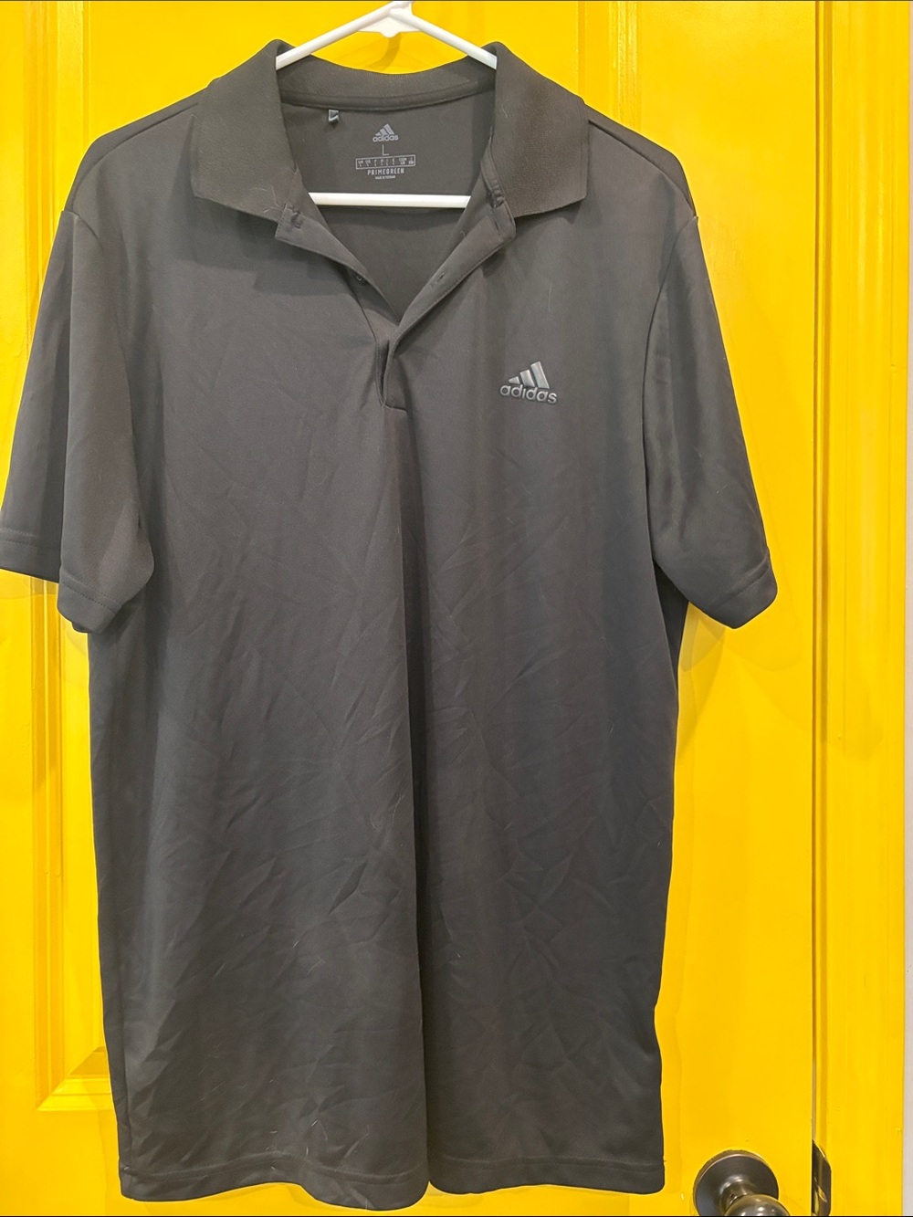 Adidas Men’s Black Polo Shirt - Classic Performance